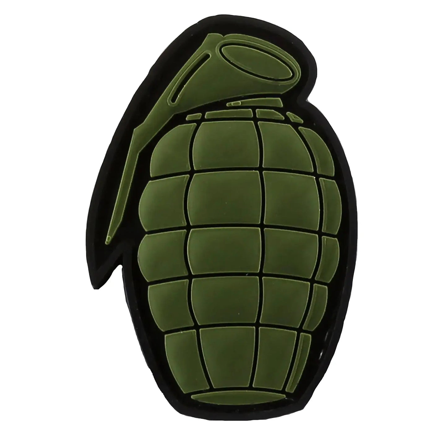Tactical Grenade Rubber Morale Patch with Hook Backing
