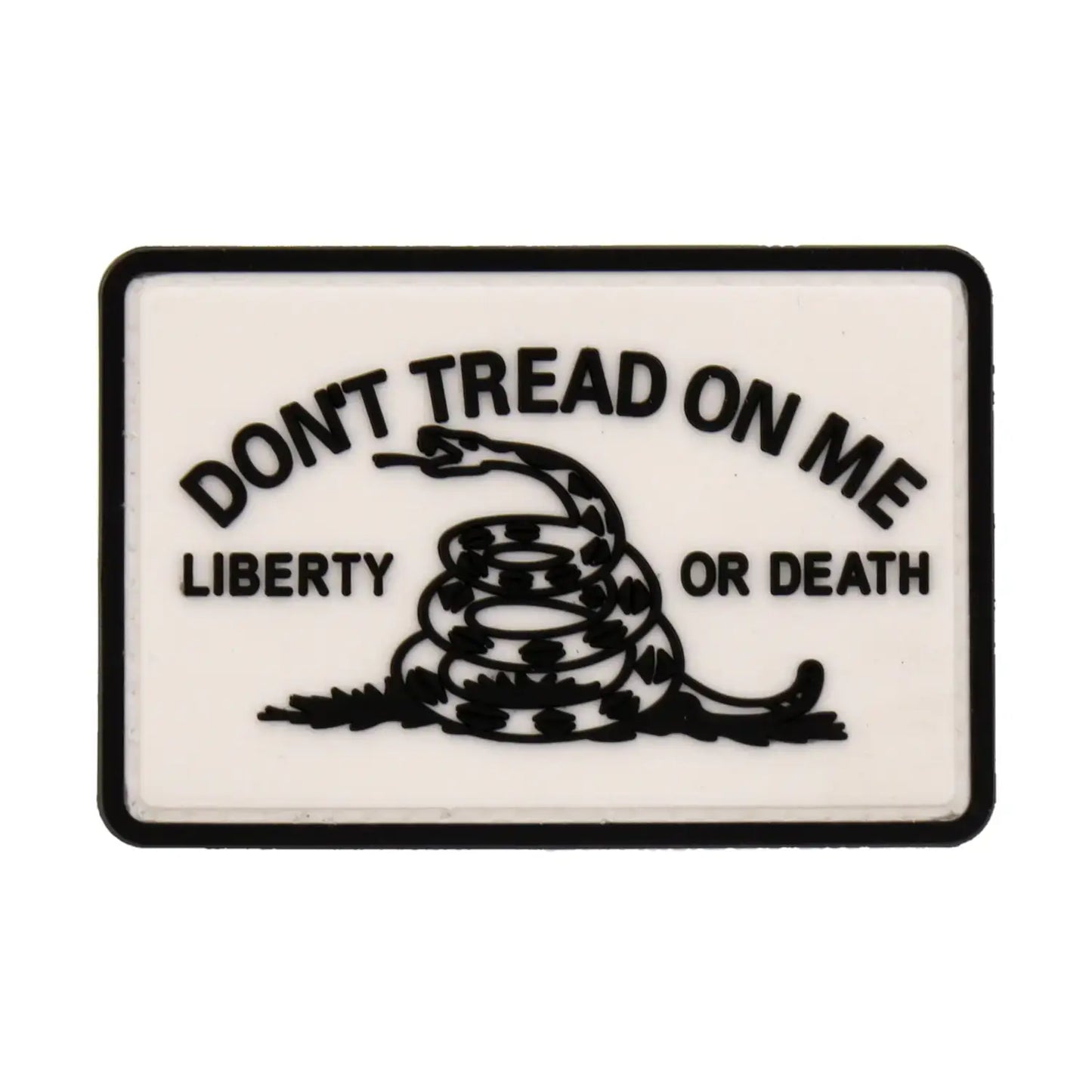 Liberty or Death Gadsden Flag Rubber Morale Patch