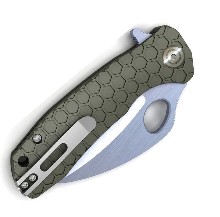 Honey Badger Claw Medium – Green Serrated