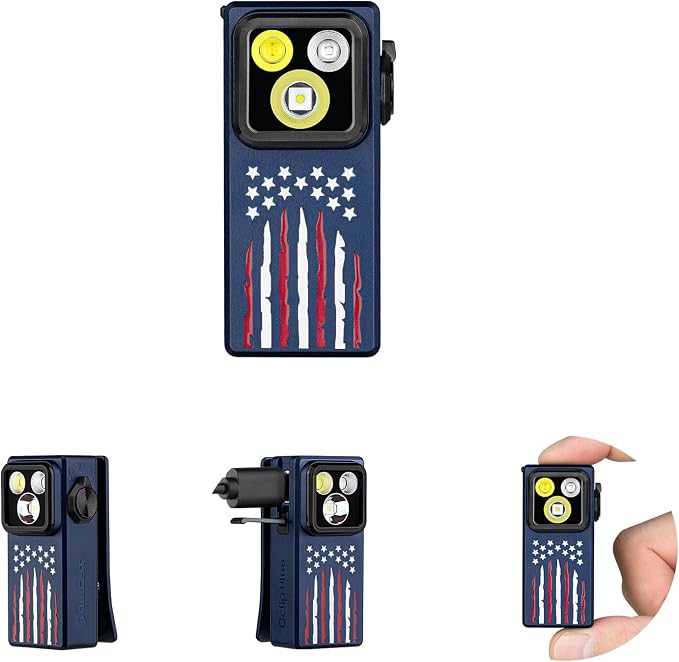 Olight Oclip Ultra Stars and Stripes Edition - Size Reference