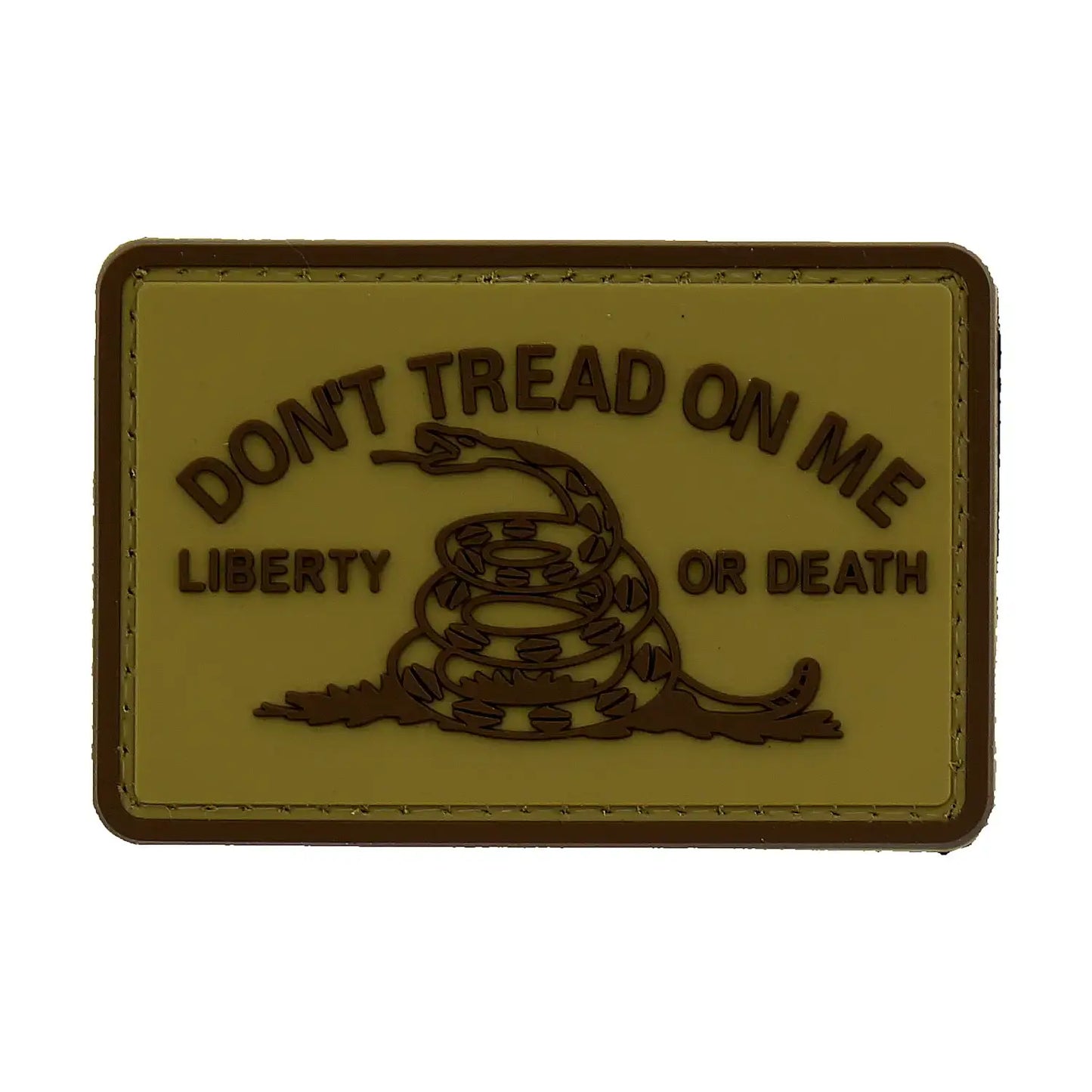 Liberty or Death Gadsden Flag Rubber Morale Patch