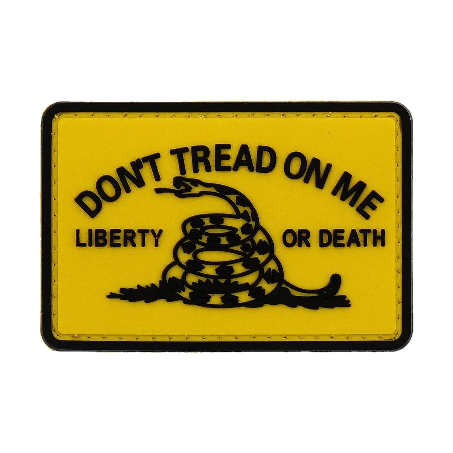 Liberty or Death Gadsden Flag Rubber Morale Patch