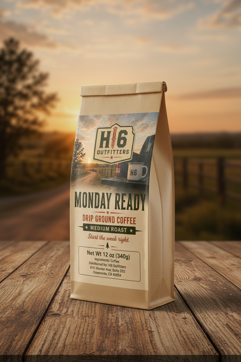 Monday Ready Kraft Coffee Bag