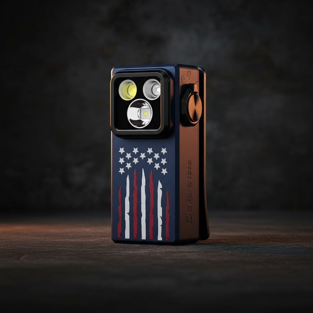 Olight Oclip Ultra Stars & Stripes - No Cord